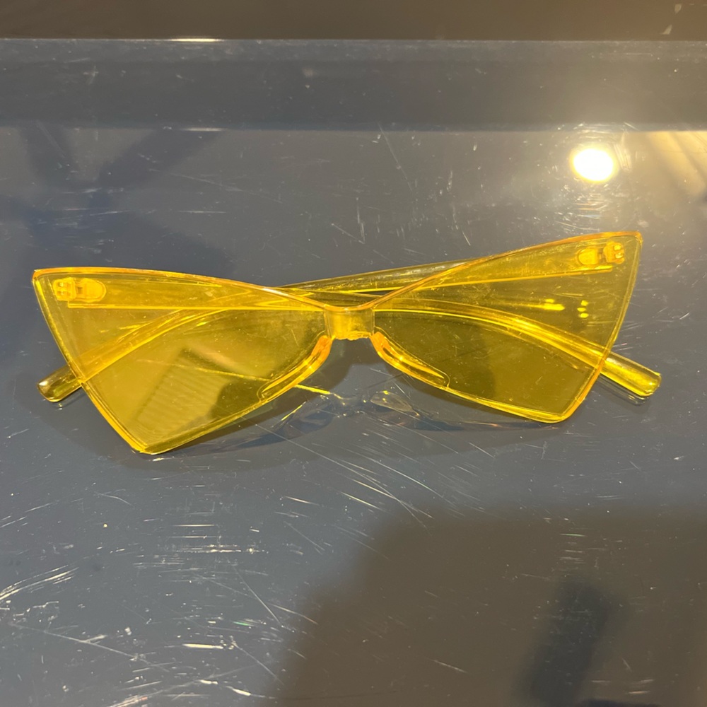 Urban Outfitters yellow sunglasses